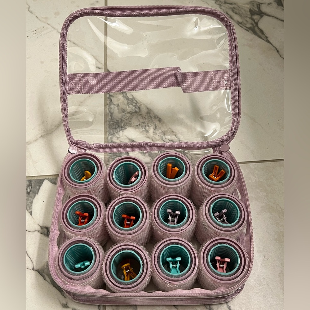 36 hair rollers with clips